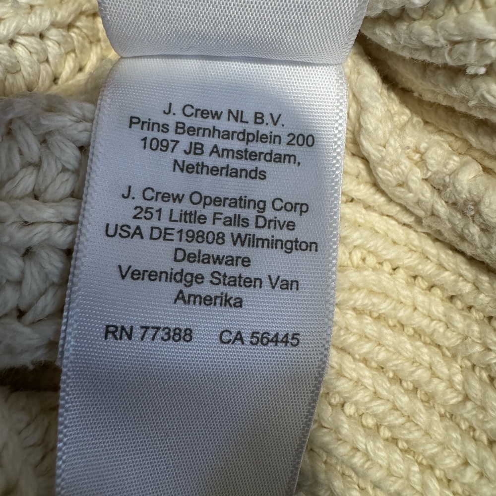 J. Crew Cream Turtleneck Sweater - Picture 6 of 12